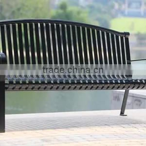 Arlau Outdoor Steel Iron Benches for Public Park thumbnail-3