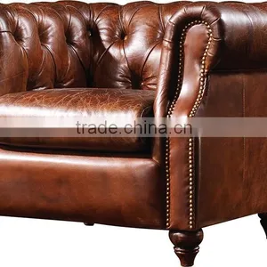 2016high Quality Retro Vintage Leather Leisure Chair for Living Room C602# thumbnail-1