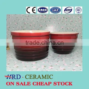 Stocked Kitchenware Bakeware Bowl ,ceramic Soup Bowl for Microwave Oven thumbnail-1
