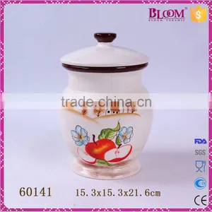 Factory Direct Sale Ceramic Decal Desgin Sugar Pot thumbnail-1