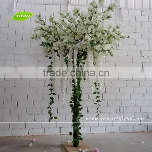 GNW BLS1605006 New 9ft Wedding Decorative Trees Silk Cherry Blossom With Fiberglass Stand thumbnail-3