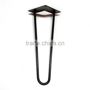 Best Selling 3 Legs Modern Cast Iron Table Base Hairpin Table Legs With 16 Inches thumbnail-4