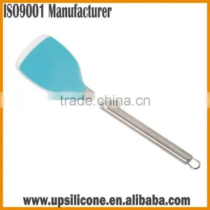 Wholesale Eco-friendly Cooking Tools Stainless Steel Solid Turner thumbnail-1