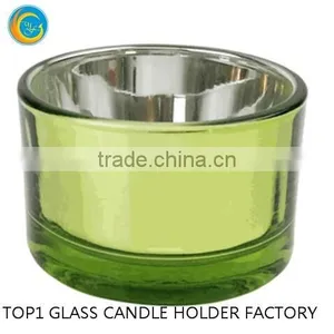 Multi Candle Holders Flared Tealight Glass Cup Purple Glass thumbnail-4