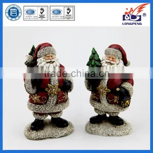 Polyresin Christmas Ornament Santa Claus Figure thumbnail-1