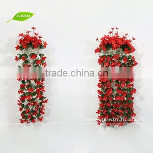 Artificial Hanging Flower Red Vines Silk Blossom for Home Wedding Decoration thumbnail-1