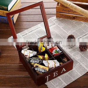 Custom Color Fancy Wooden Tea Packing Box thumbnail-1
