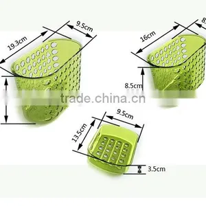 Plastic Shelf Suction Storage Holder Shelf Bracket Wall Bathroom Shelf thumbnail-4