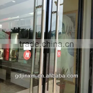 Stainless Steel Glass Door Pull Handle Art Deco Style Doors thumbnail-5