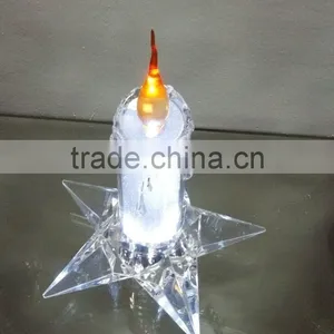 Acrylic Artificial Decoration LED Flameless Party Candle Light thumbnail-3