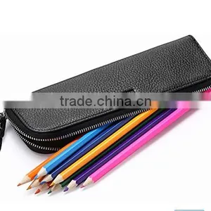 Best Sell Low Price Custom Logo Leather Pen Pouch Pencil Case for Teenagers thumbnail-4