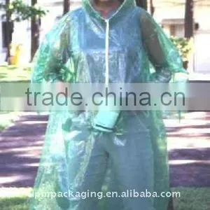 Plastic Polyethylene Waterproof Ladies Raincoat thumbnail-1