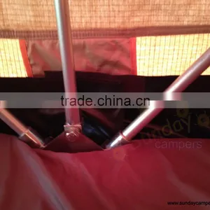 4x4 Family Roof Tent Alu Ladder for Roof Tent With Change Shelter thumbnail-4