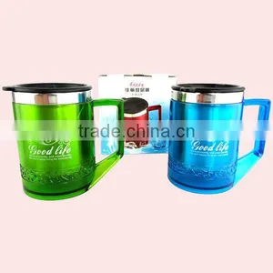 Stainless Steel Double Wall Mug With Handle thumbnail-6