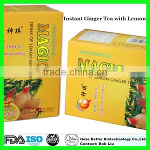 Hot Sale Instant Honey Ginger Tea Granules, Ginger Bag Tea, Instant Honeyed Ginger Aloe Drink thumbnail-1