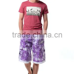 Wholesale Cheap All Kinds of Color Polyester Mens Beach Shorts thumbnail-3
