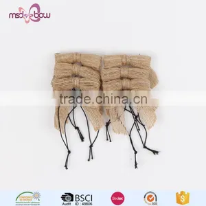 New Design Jute Burlap Ribbon Bows for Christmas Decorative thumbnail-5