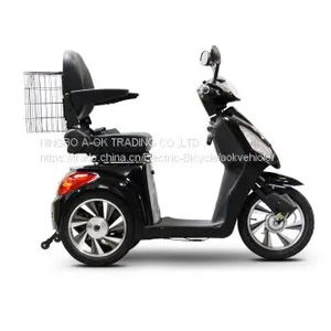 800W Lead-acid Electric Disabled Tricycle, CE Approved 3 Wheel Electric Scooter for Adults thumbnail-2