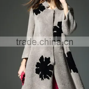 2016 German Style High Quality Windproof Womens Wool Coat thumbnail-3