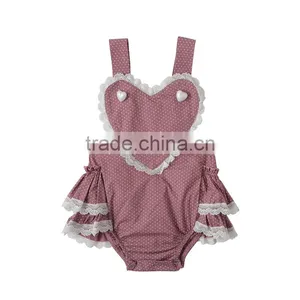 Wholesale Fashion Newborn Baby Clothes Girls Boutique Clothing 2017 Baby Romper thumbnail-4