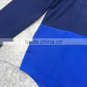 Ladies Stock Garment Contrast Chiffion Style Office Lady Blouse thumbnail-2