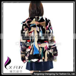 CX-G-A-36 Mink Patchwork Fur Clothing Fashion 2016 thumbnail-5