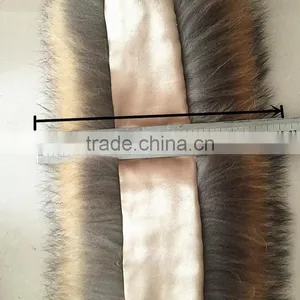 BBG-H-4 OEM/Custom Made Fur Hood/ Collar Raccoon Real Fur Trim thumbnail-4