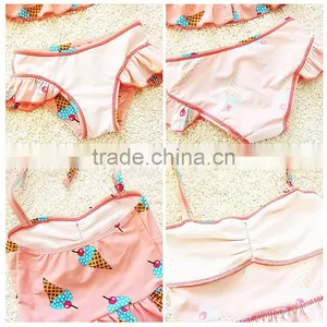 S31353W Factory Wholesale Girls Strap Bikini Swimwear With Flounce thumbnail-5