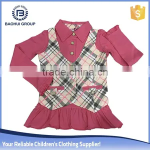 Children's Clothing Factory Girl Models T-shirts Clothing Overseas Long Sleeve Lot of Clothing New thumbnail-1
