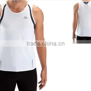 Custom CoolMax Dryfit Moisture Wicking Sleeveless Running Shirts for Men thumbnail-4