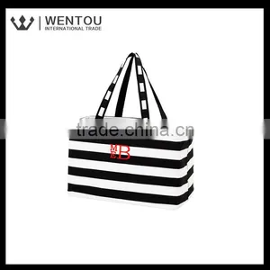 Hot Sale Women Stripe Tote Bag thumbnail-5