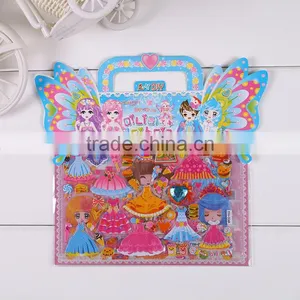 Children Puffy Sticker ,handbag Multicolor Decoration Stikcer Bubble DIY Sticker Foil Sticker thumbnail-2