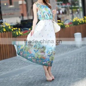 Fashion High Quality Animal Printed One-piece Dress thumbnail-2