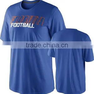 Custom Men's Blue t Shirt Moisture Wicking thumbnail-1