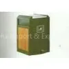 Street Galvanized Sheet Steel and Wood Commercial Dustbins With Ashtray thumbnail-1