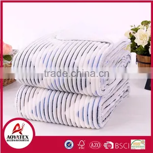 Ribbon and Double Color Super Soft Flannel Fleece Blanket thumbnail-6