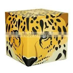 Japan Facial Tissue --- Animal Design Cube Box 'PANTHER' thumbnail-1