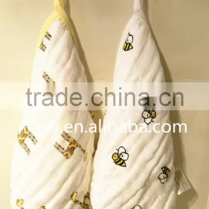 Super Soft Baby Cotton Bibs Baby Animal Drool Bib Baby Face Cloth thumbnail-1