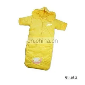 Newly Design Eco Friendly Promotional Yellow Baby Sleeping Bag thumbnail-1