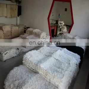 Factory Wholesale Cheap Tibet Lamb Skin Plate / Raw Sheep Plate for Sale thumbnail-4