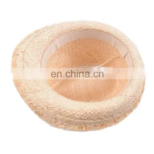 Wholesale Women Summer Beach Fedora Raffia Straw Supreme Hats thumbnail-4