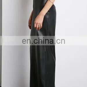 2015 New Design Fashion Women Leather Long Maxi Skirt thumbnail-4