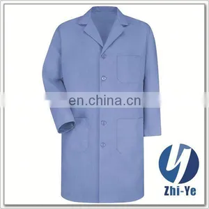 Doctor Lab Coats Fashion Design Blue Lab Coat thumbnail-1