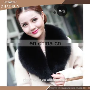Factory Wholesale Price Real Fox Fur Collar for Garment thumbnail-6