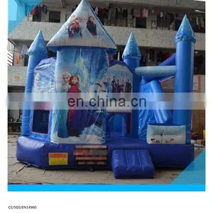 5 in 1 Inflatable Castle Frozen Combo Games / Inflatable Adult Bounce House/frozen Bounce House thumbnail-1
