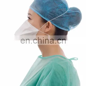 Disposable Folding Non Woven Face Mask thumbnail-1