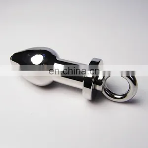 New Arrival Stailess Steel Anal Plug Enema, Gay Butt Anal Toys thumbnail-2