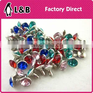 5mm 6mm 7mm 8mm 9mm 10mm 12mm Wholesale Rhinestone Rivet Studs thumbnail-6