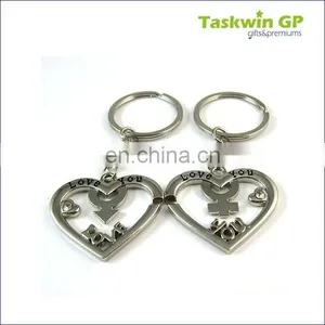 Charm Custom Double Metal Keychains,metal Keyrings, Keychain thumbnail-1