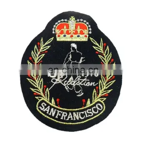 Custom Promotional 100% Polyester Cartoon Embroidery Patches Sew on thumbnail-1